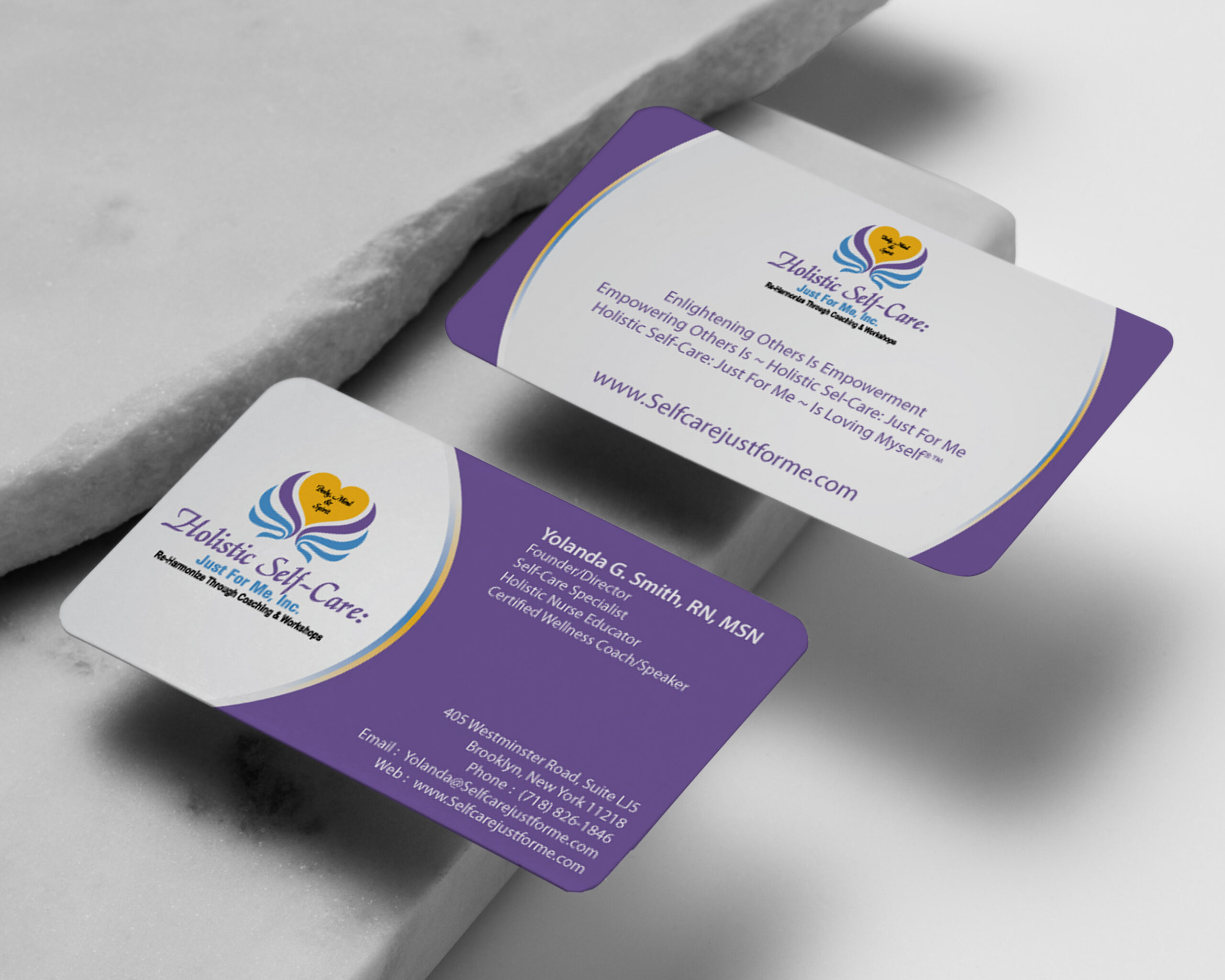 Holistic Selfcare Business card